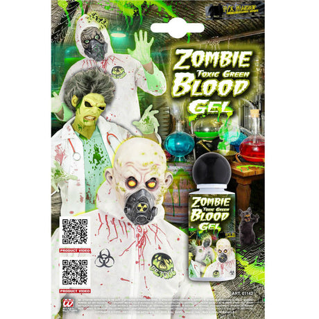 Gel Sangre Verde Zombi Halloween