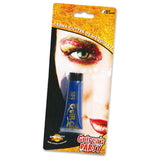 Tubo gel glitter azul