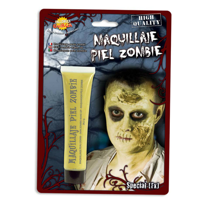 Maquillaje Piel Zombi Amarillento