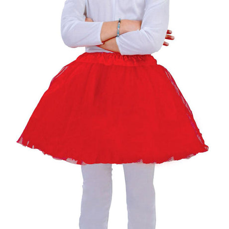 tutu rojo falda