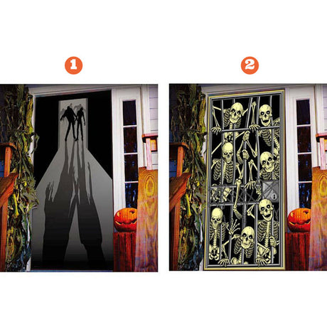 Decoración Puerta Halloween terror