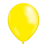 50 Globos Metalizados amarillo helio