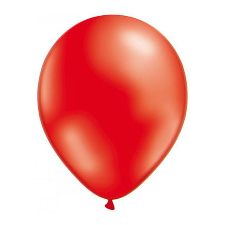 50 Globos Metalizados rojo helio