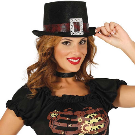 Chistera Steampunk Negra