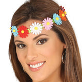 Cinta Hippie con flores multicolor