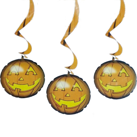 Calabazas hinchables colgantes