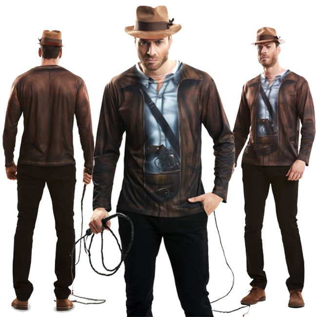 Camiseta Disfraz Indiana Jones