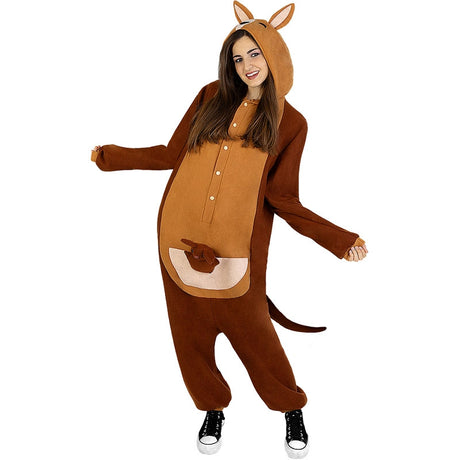 Disfraz de Canguro onesie adulto unisex