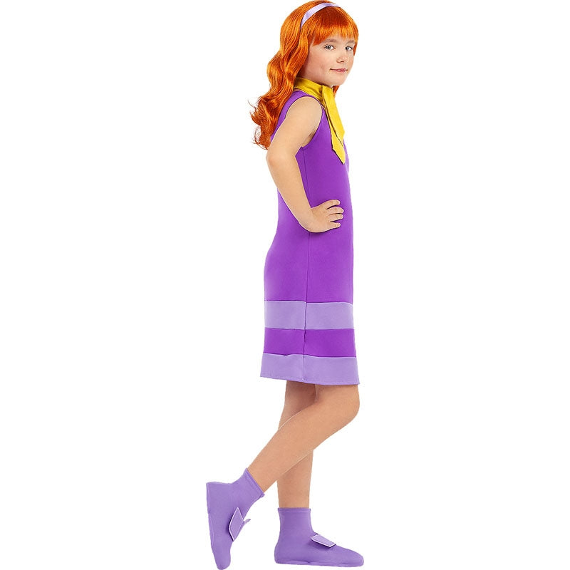 Disfraz de Daphne de Scooby Doo para niña Perfil