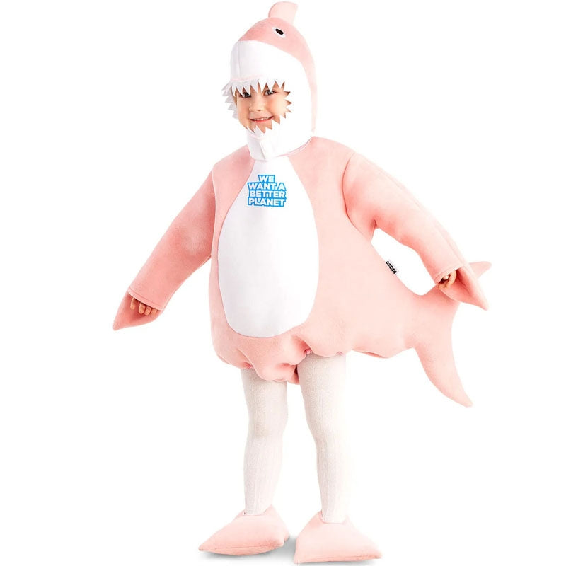 Disfraz de Baby Shark rosa para bebé