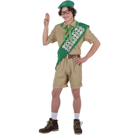 Disfraz de Boy Scout para hombre