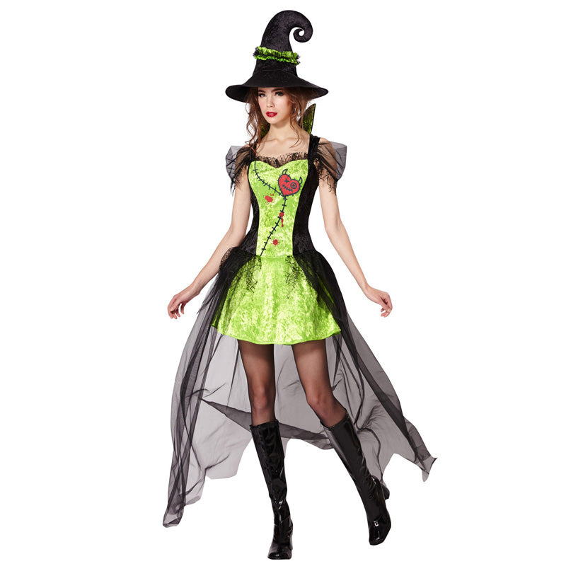 Disfraz de Bruja Verde Halloween para mujer