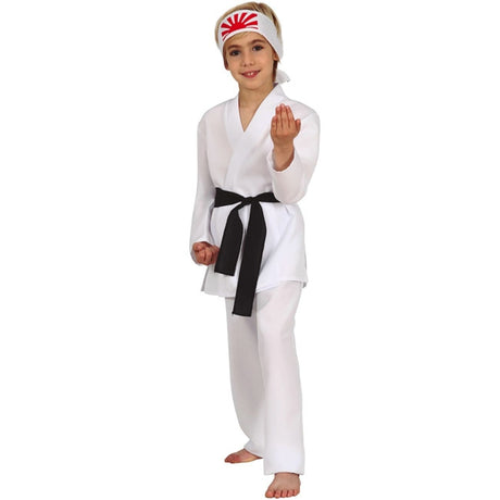 Disfraz de Cobra Kai blanco para niño