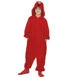 Disfraz de Elmo Barrio Sésamo Kigurumi para niño