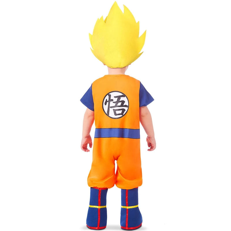 Disfraz de Goku para bebé Dragon Ball espalda