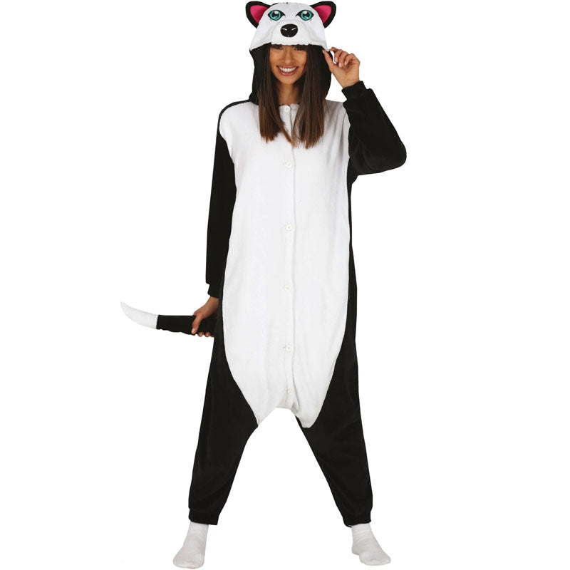 Disfraz de Husky Kigurumi para mujer