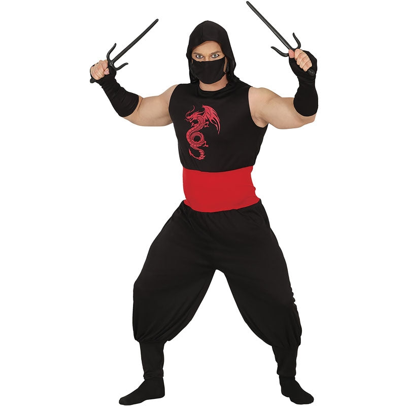 Disfraz de Luchador Ninja para hombre