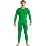 Disfraz de Maillot verde spandex para hombre