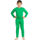 Disfraz de Maillot verde spandex para niño