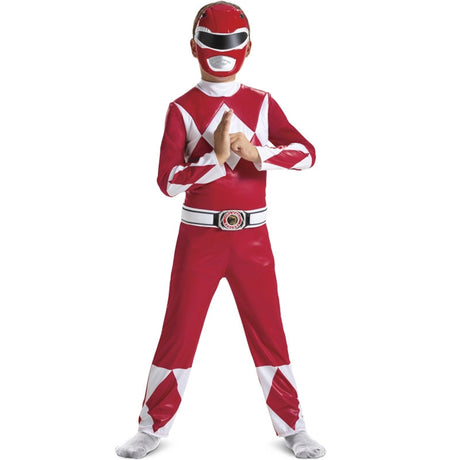 Disfraz de Power Ranger deluxe para niño