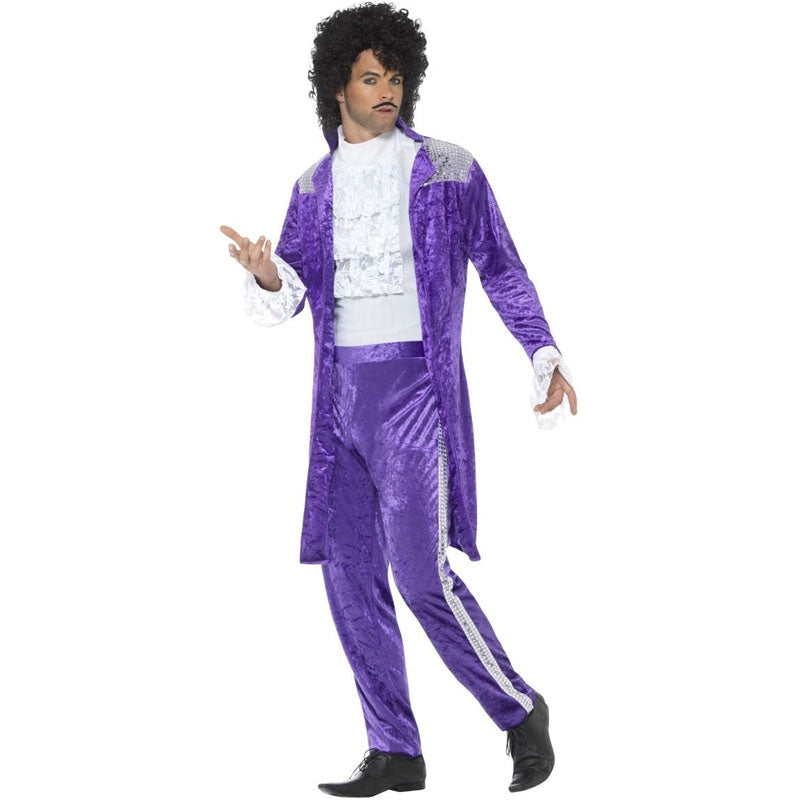 Disfraz de Prince Purple Rain para hombre perfil