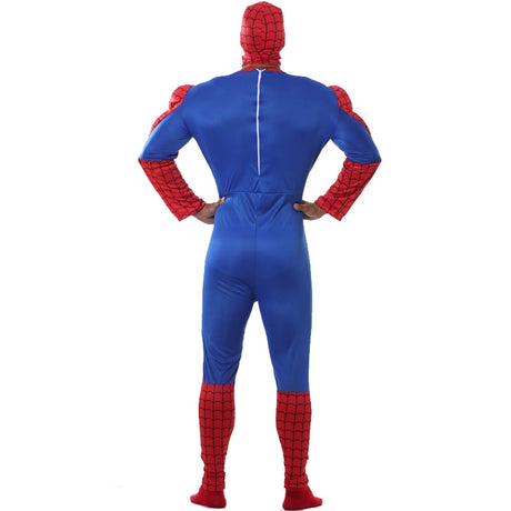 Disfraz de Spiderman musculoso para hombre espalda