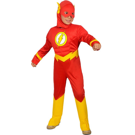 Disfraz de The Flash musculoso para niño