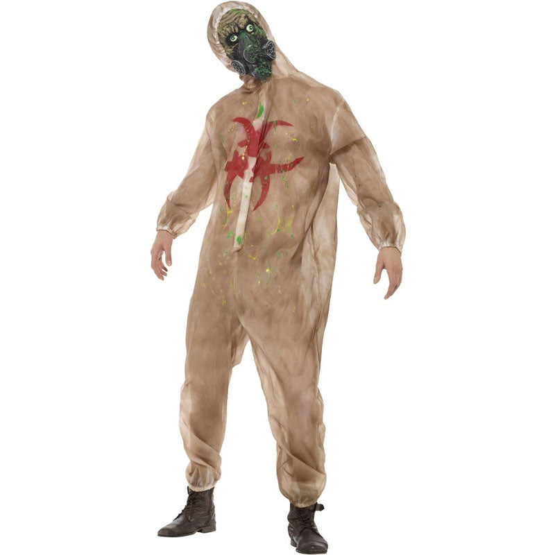 Disfraz de Zombie biohazard para hombre