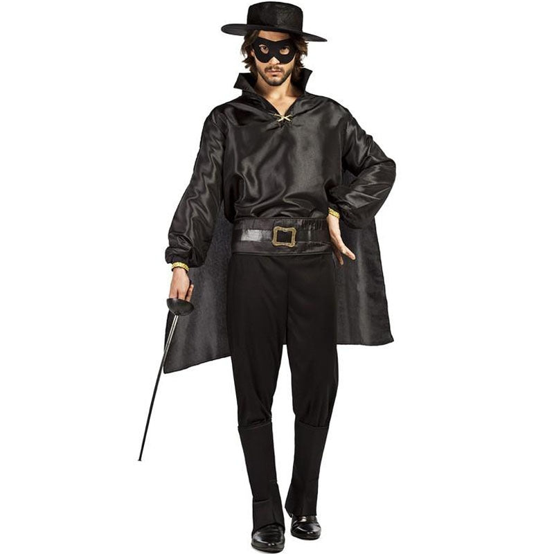 Disfraz de Zorro enmascarado para hombre