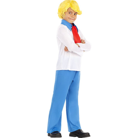 Disfraz de Fred Jones de Scooby-Doo para niño Perfil