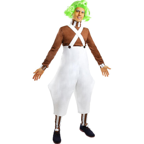 Disfraz de Oompa-Loompa Fábrica Chocolate adulto unisex