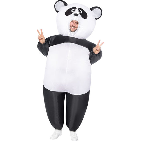 Disfraz de Oso Panda hinchable adulto unisex