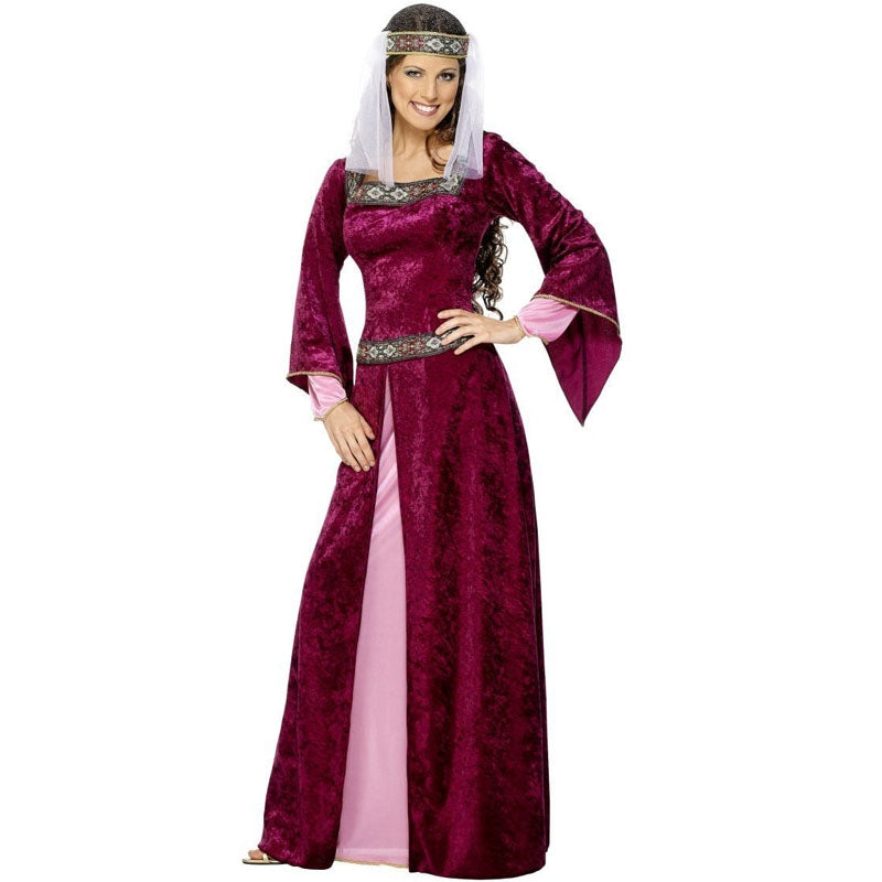 Disfraz de Princesa Medieval Lady Marian para mujer perfil