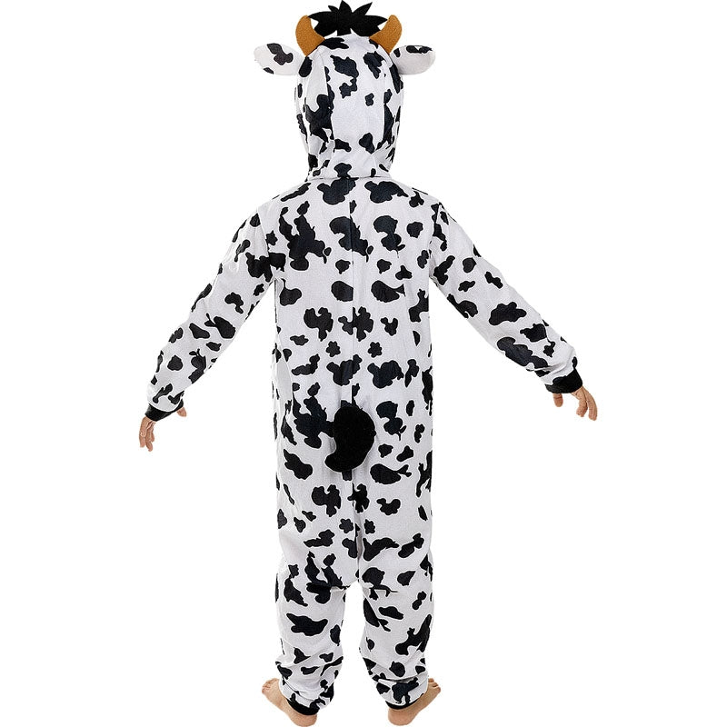 Disfraz de Vaca onesie infantil Espalda