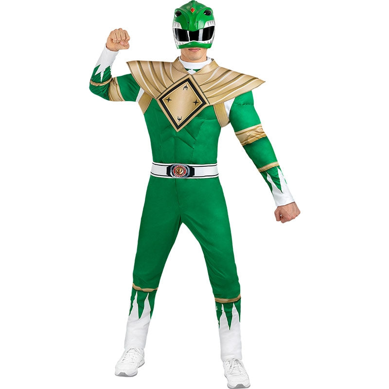 Disfraz de Power Ranger Verde para hombre