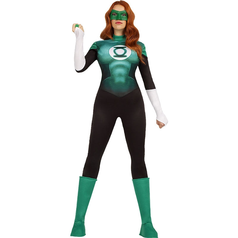 Disfraz de Superheroína Linterna Verde para mujer