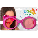 Gafas fucsia Años 60 Packaging