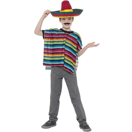 Kit Disfraz Mexicano para niño