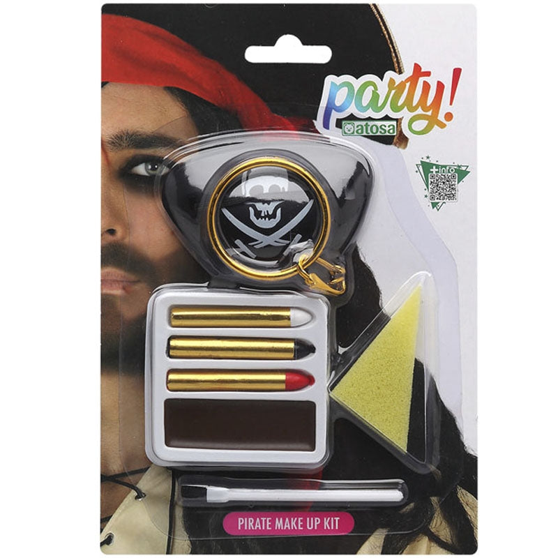 Kit con parche pirata para maquillarte