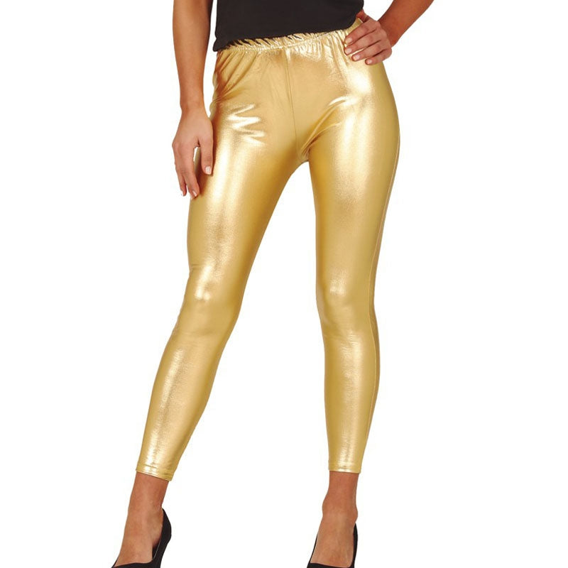 Leggins Metalizados Oro