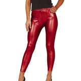 Leggins Metalizados Rojo