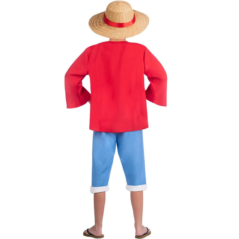 Disfraz de Luffy One Piece para hombre Espalda