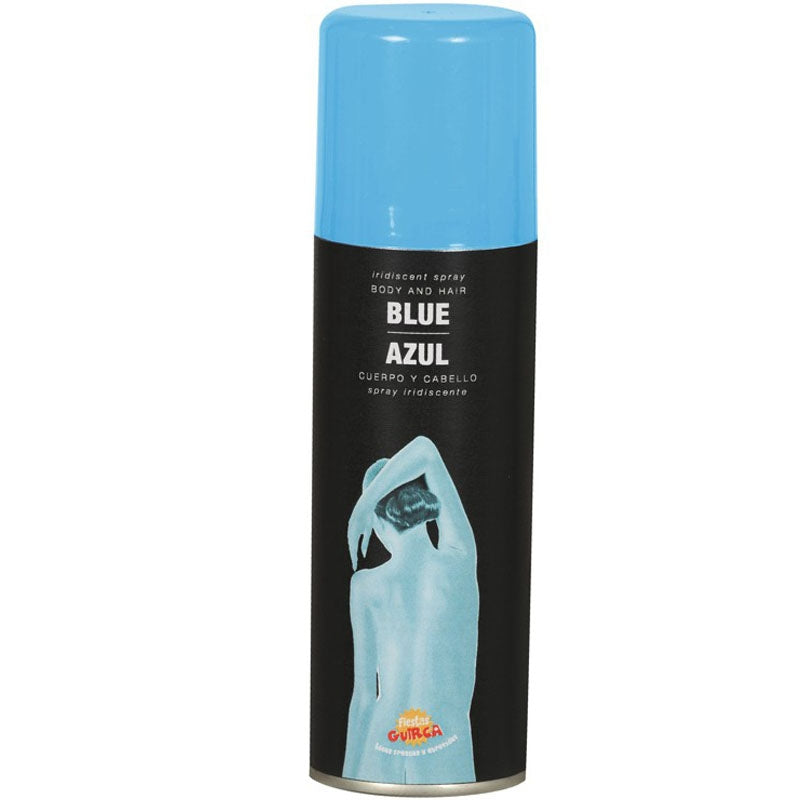 Maquillaje Spray Azul Iridiscente