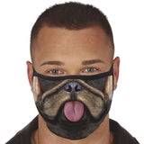 Mascarilla de Perro Bulldog para adulto