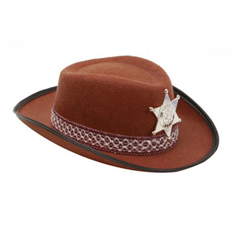 Sombrero de Vaquero Marrón Infantil