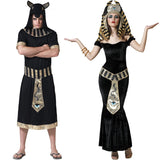 Pareja Reyes Egipcios Anubis