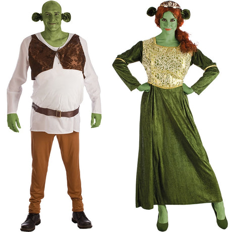 Pareja Shrek y Fiona