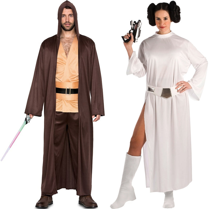 Pareja Qui-Gon Jinn y Princesa Leia