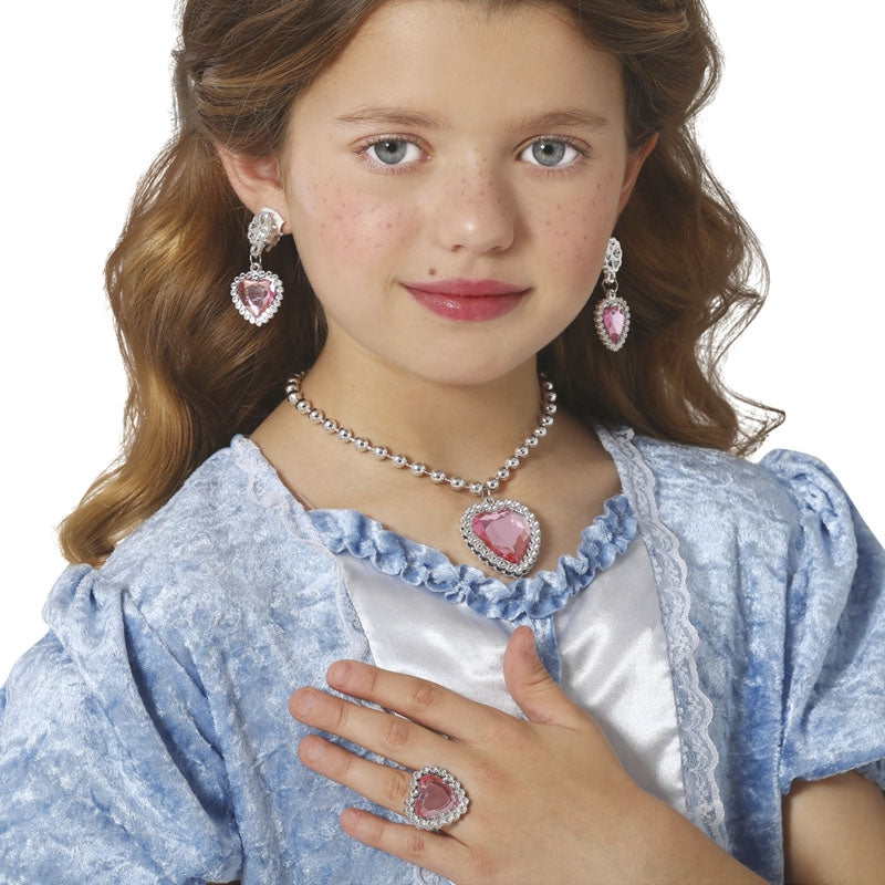 Set Joyas Princesa Infantil Rosa