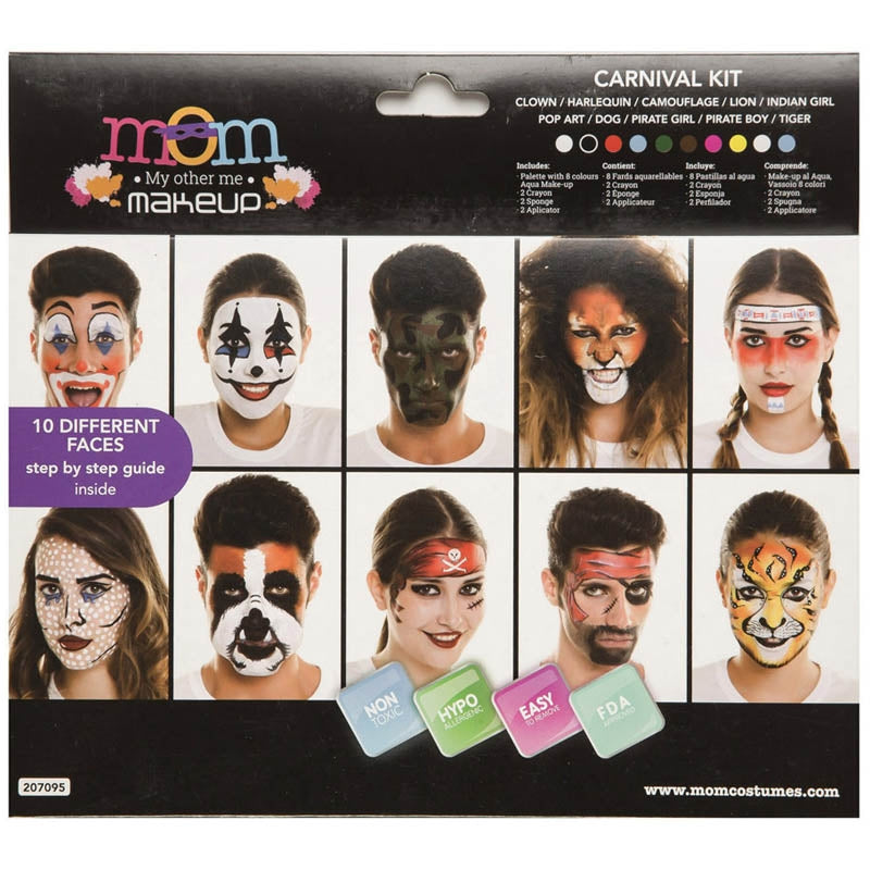 Paleta Maquillaje de Carnaval Adulto